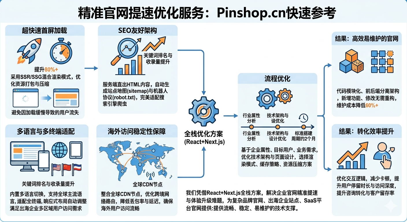 精准官网提速优化服务:Pinshop.cn快速参考