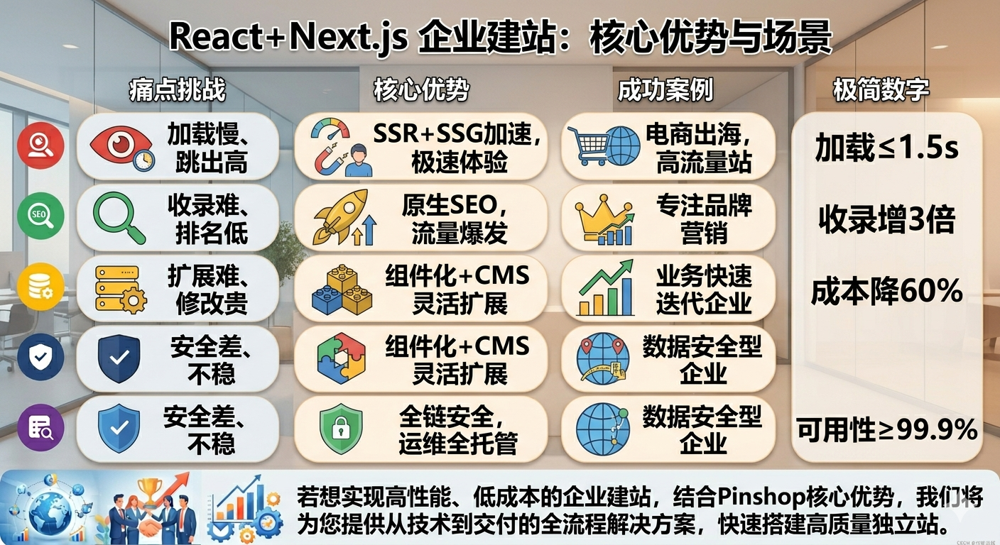 React+Next.js企业建站：核心问题快速解答