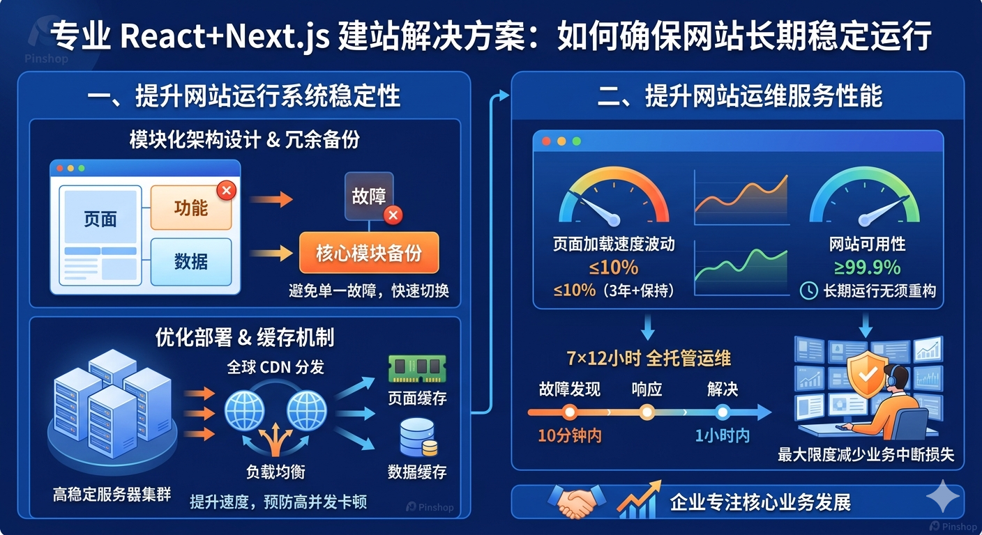 专业建站解决方案如何确保网站长期稳定运行？