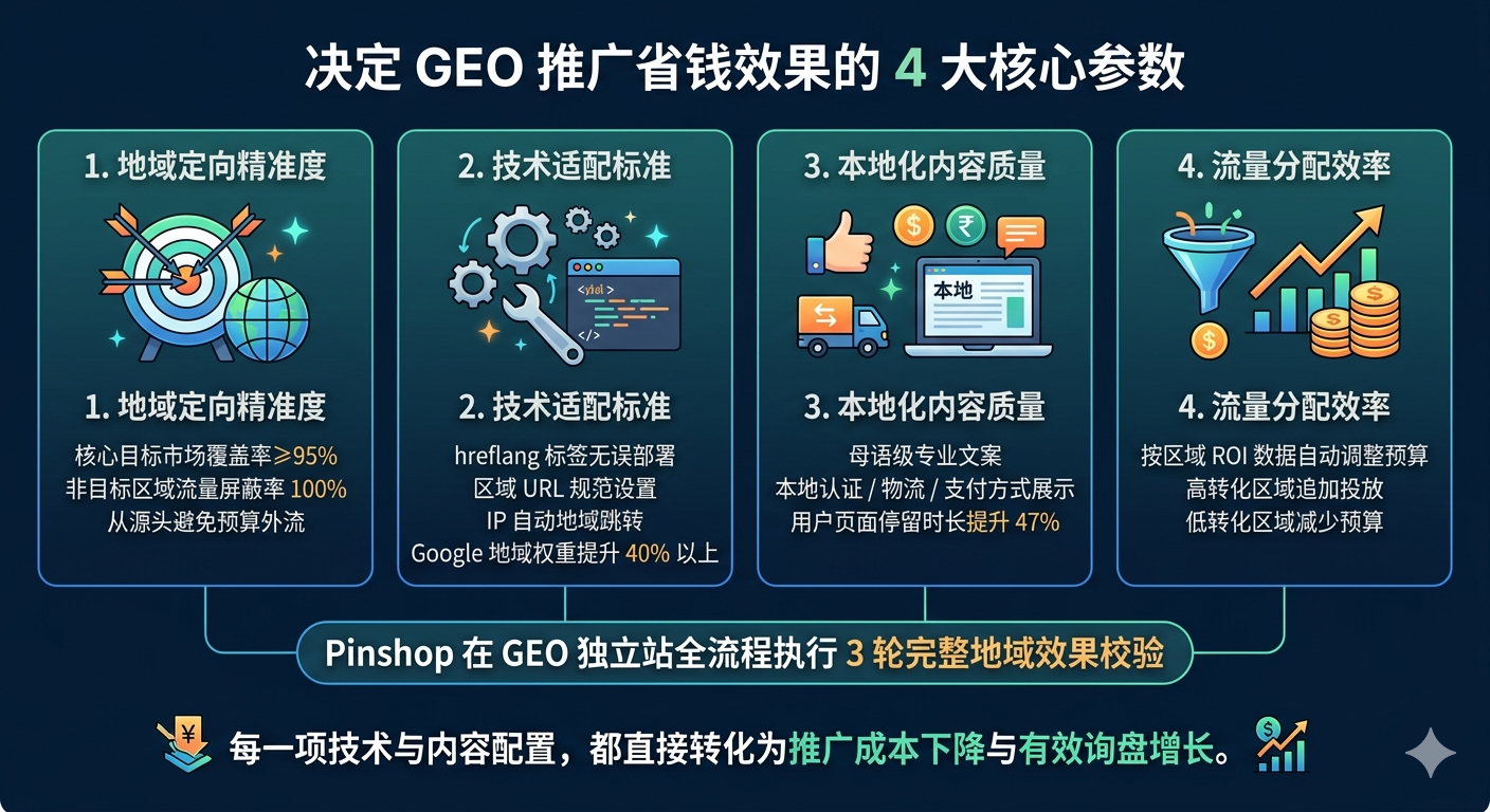 决定 GEO 推广省钱效果的 4 大核心参数