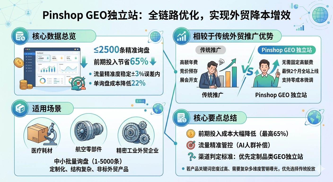 外贸GEO独立站核心数据总览