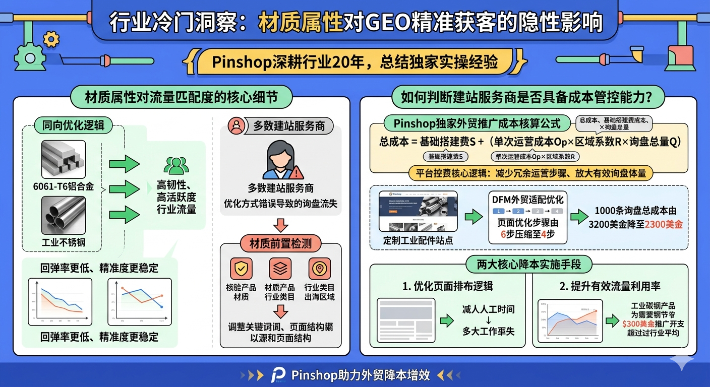 行业冷门洞察：材质属性对GEO精准获客的隐性影响
