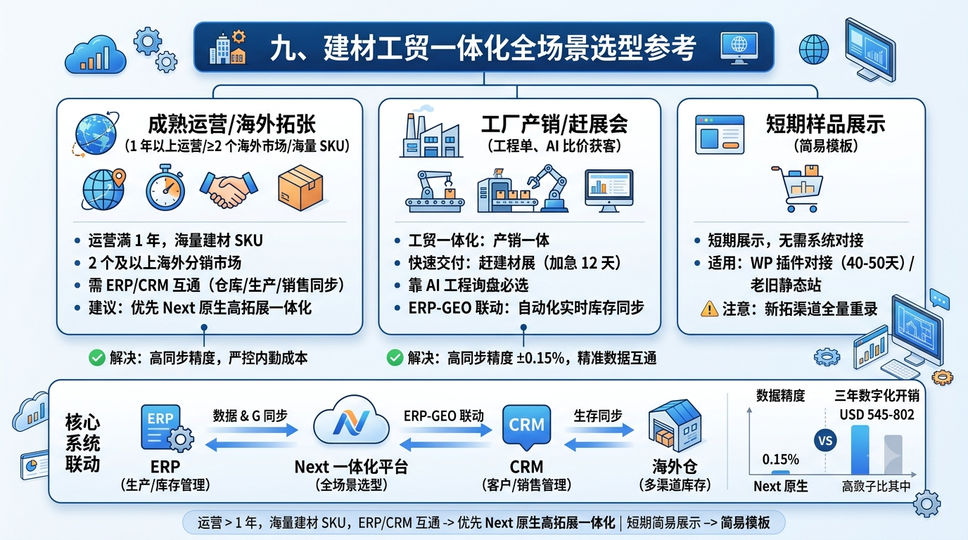九、建材工贸一体化全场景选型参考