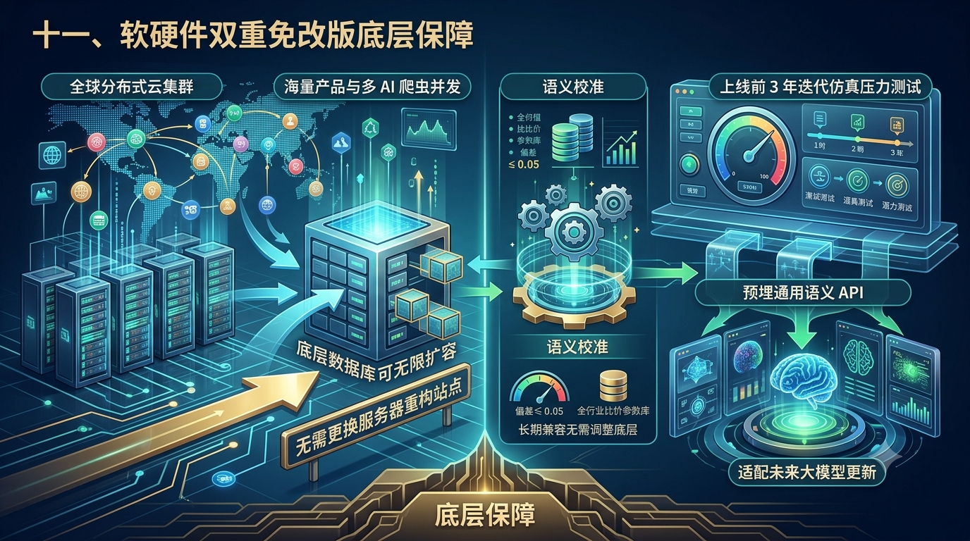 十一、软硬件双重免改版底层保障