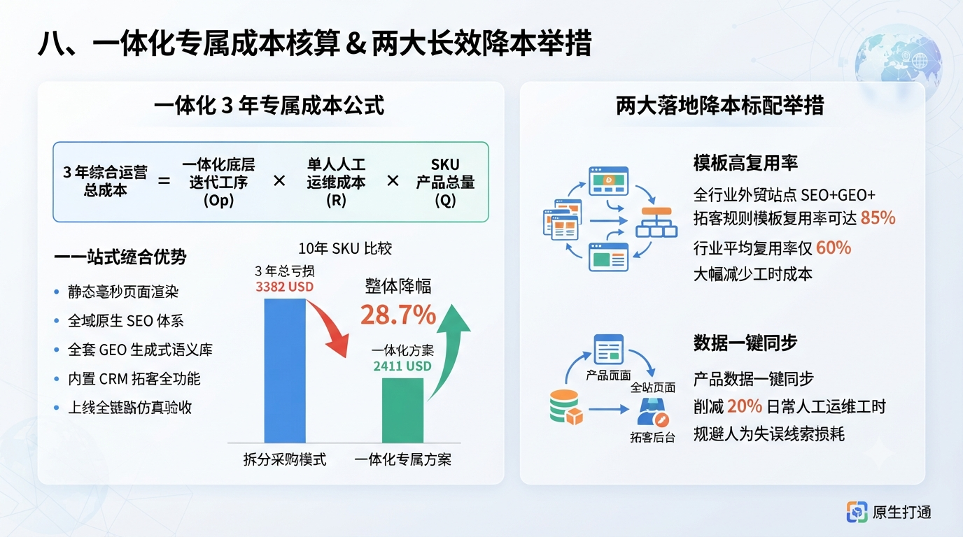八、一体化专属成本核算 & 两大长效降本举措