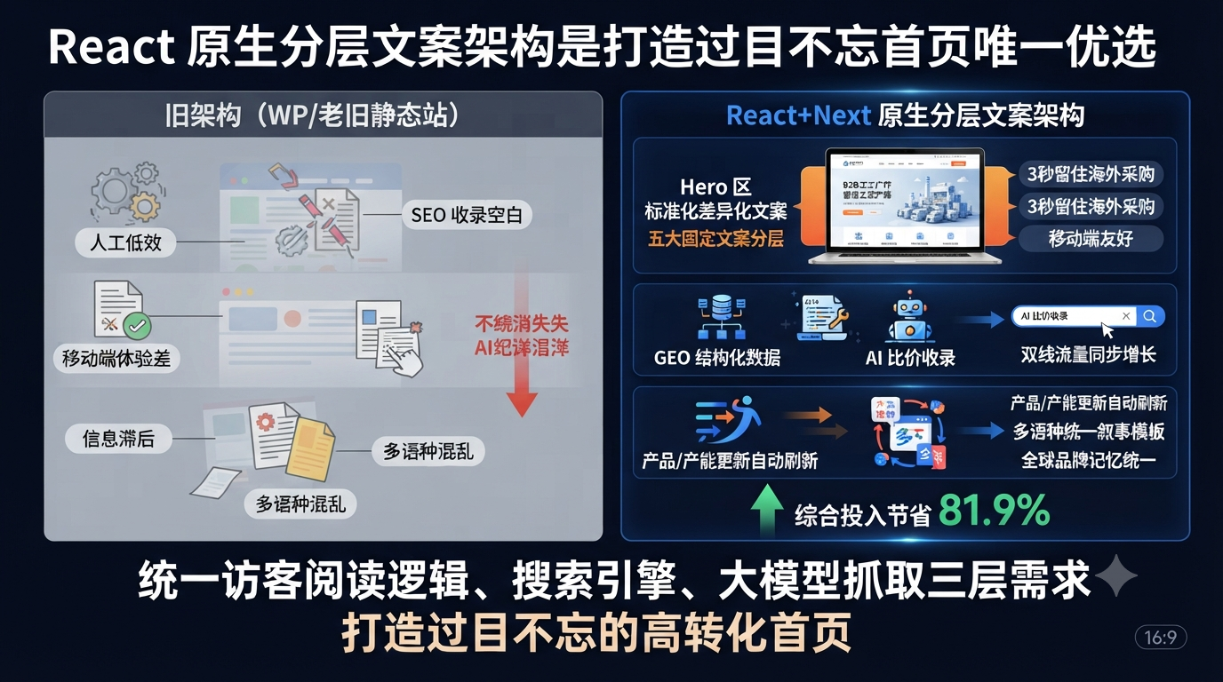 三、React 原生分层文案架构是打造过目不忘首页唯一优选