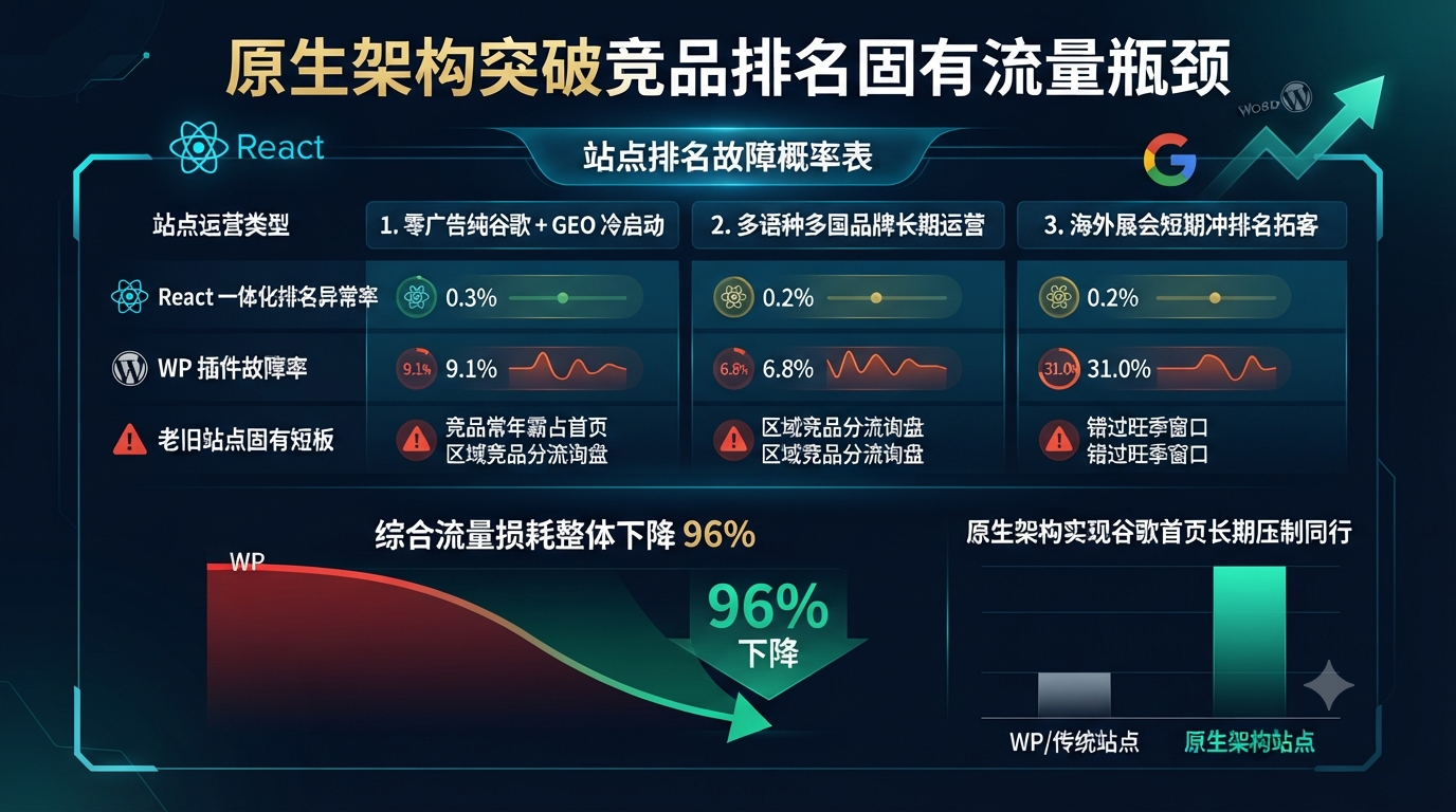 六、原生架构突破竞品排名固有流量瓶颈